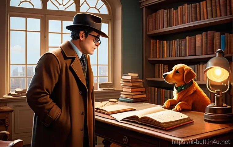 엉덩이탐정 첫 등장 시기 - **Prompt:** A vibrant, cheerful children's book illustration depicting Detective Culetto and his ass...