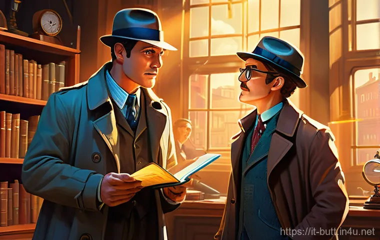 엉덩이탐정 독자 연령층 - **Prompt 1: The Witty Detective and His Enthusiastic Sidekick at Work**
    A vibrant, animated scen...