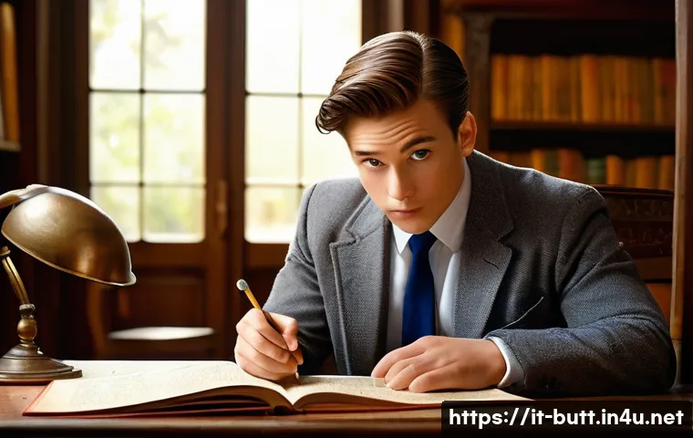 엉덩이탐정 한국 번역판 소개 - **Prompt:** An elegant, calm, and impeccably dressed detective, known as "The Butt Detective," weari...