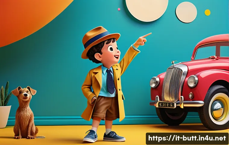 엉덩이탐정 밈 인기 사례 - **Prompt:** A whimsical, brightly colored illustration of Detective Culetto, a cheerful cartoon char...